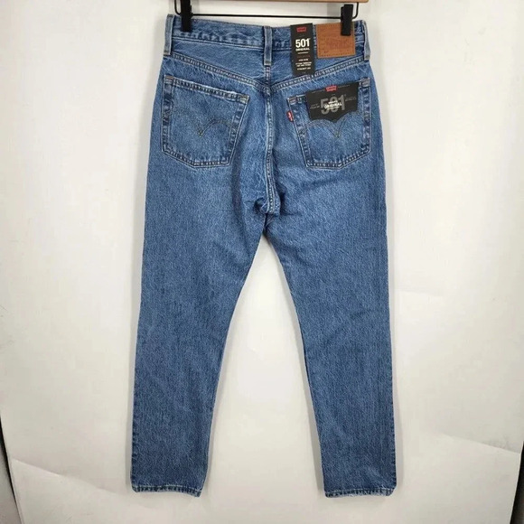 Levi's Premium 501 Original Button Fly Jeans Women's Size 26‎ x 30 NWT $108 - Picture 2 of 11